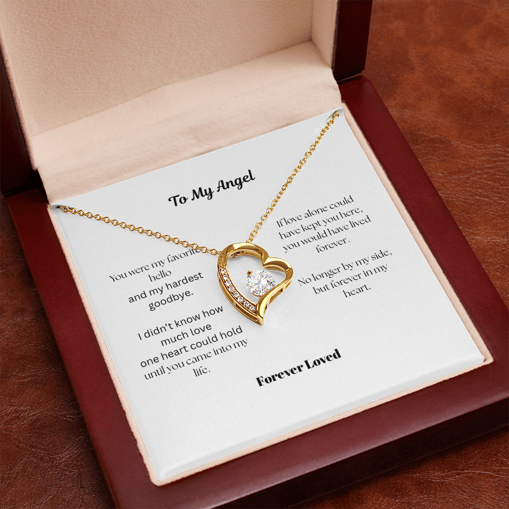 Forever in My Heart Pet Memorial Necklace
