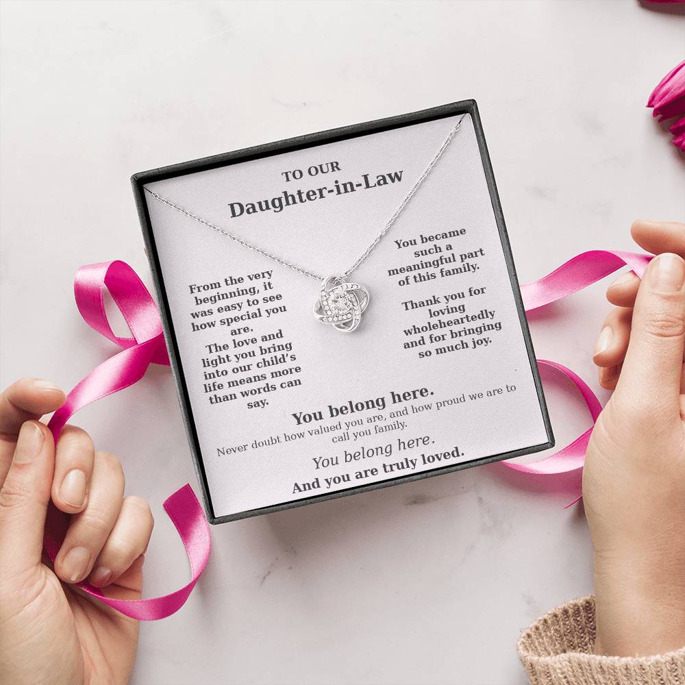 ✨ Daughter-in-Law Meaningful Keepsake Necklace ✨