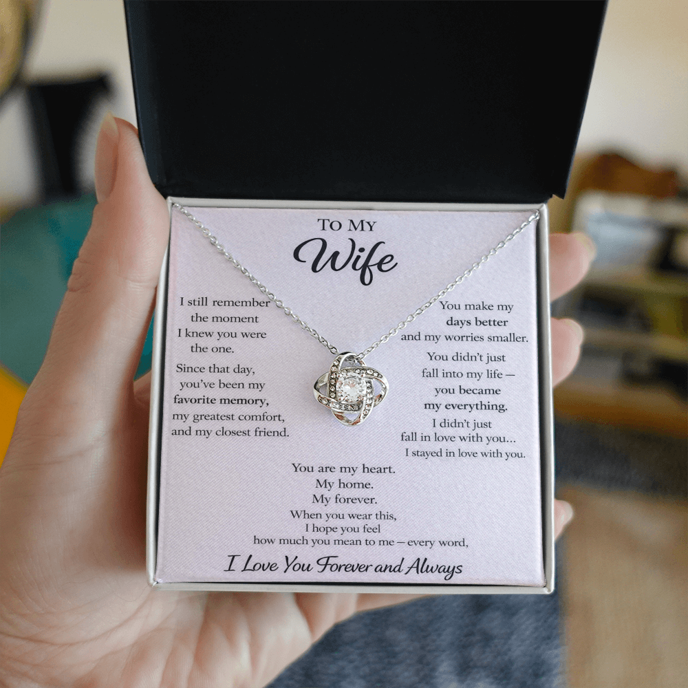 💍 Forever Love Wife Memory Necklace 💍