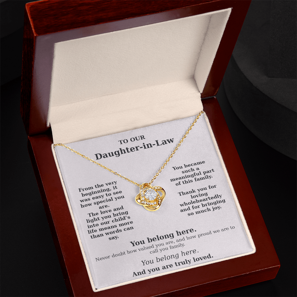 ✨ Daughter-in-Law Meaningful Keepsake Necklace ✨