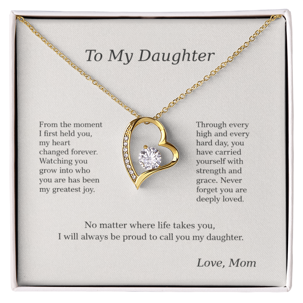 💕 A Mother’s Love Daughter Gift Necklace 💕